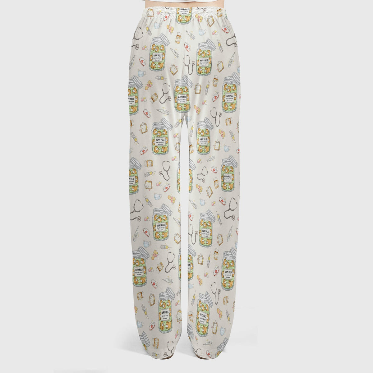 Happy Pills Horse Nurse Scrub Set