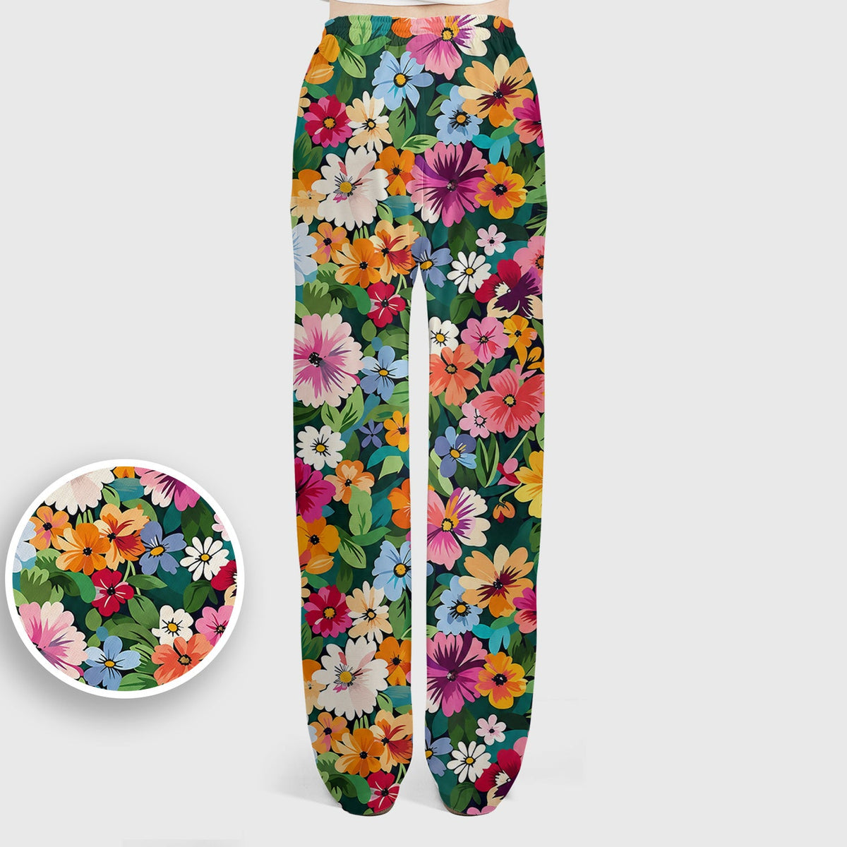 Colorful Wildflower Garden Nurse Scrub Set