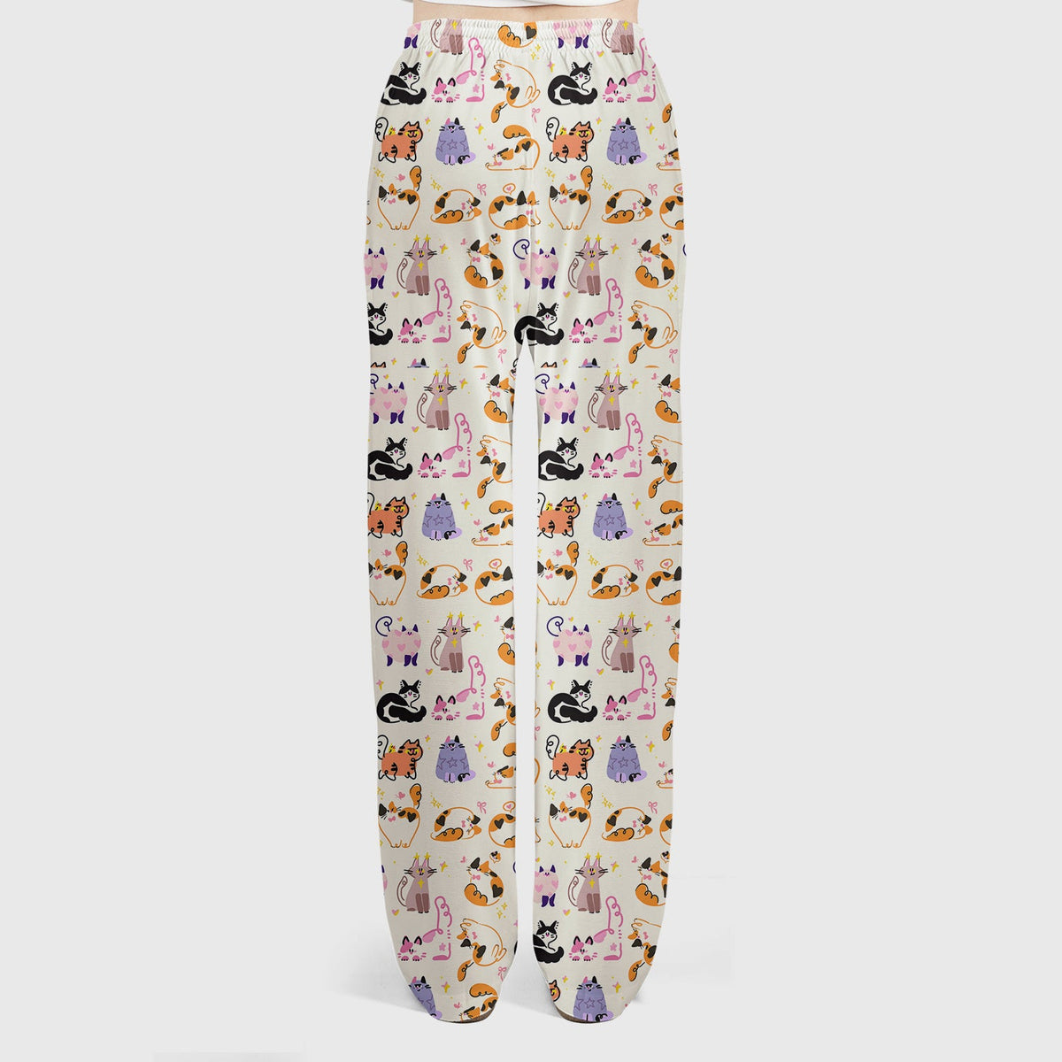 Cute Cats Pattern Nurse Scrub Set