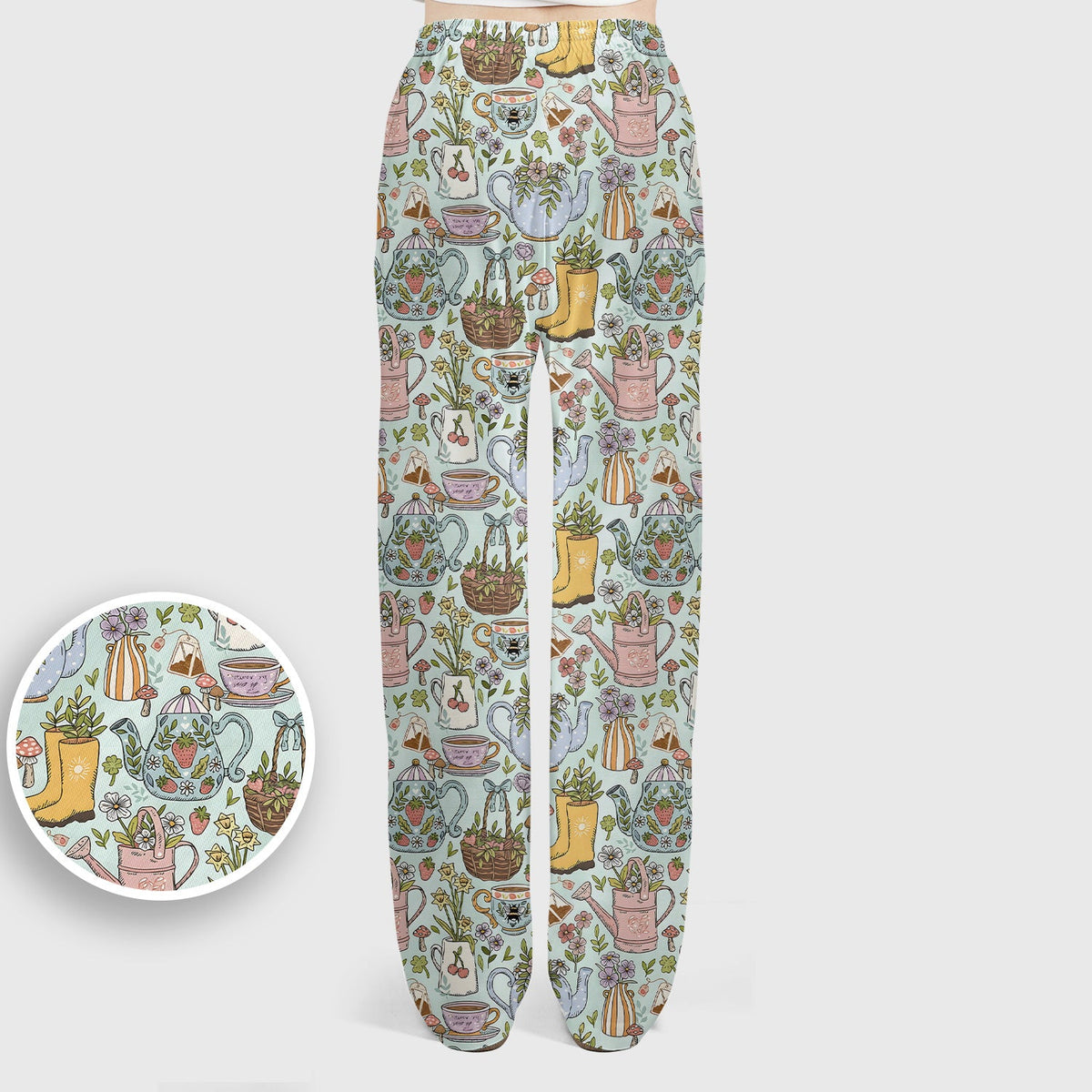 Garden Tea Party Floral Nurse Scrub Set