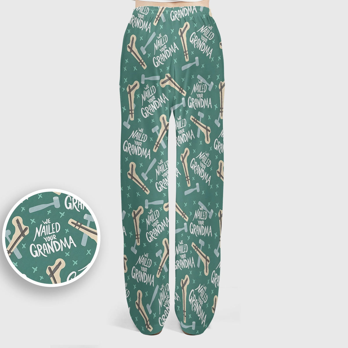 Bone Hammer Nailed Your Grandma Nurse Scrub Set