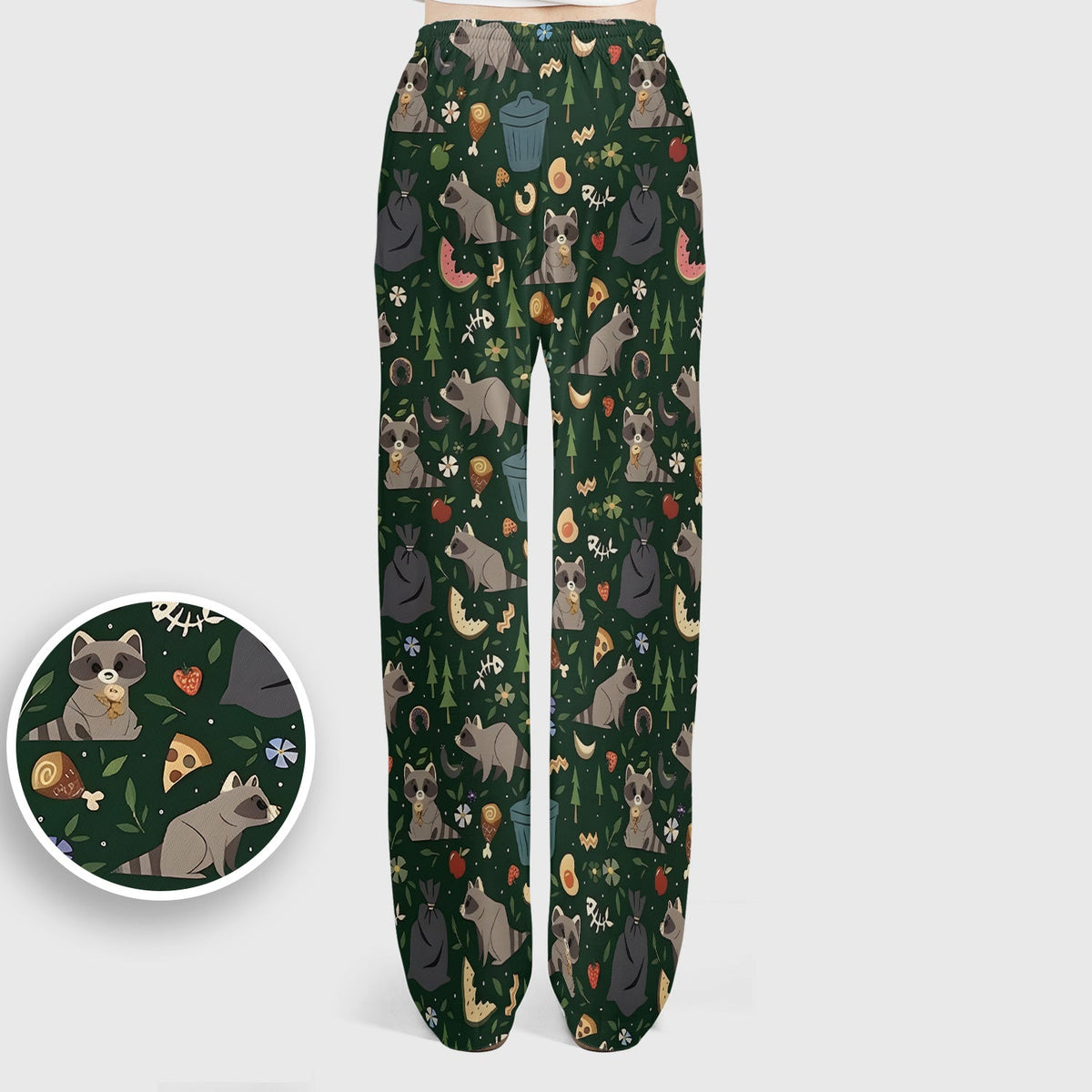 Raccoon Forest Food Nurse Scrub Set