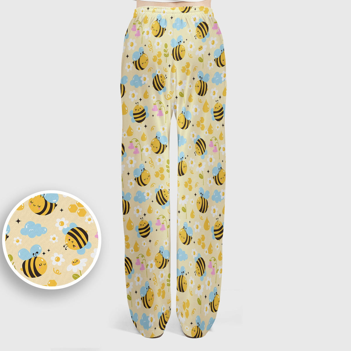 Honey Bee Flower Cloud Nurse Scrub Set
