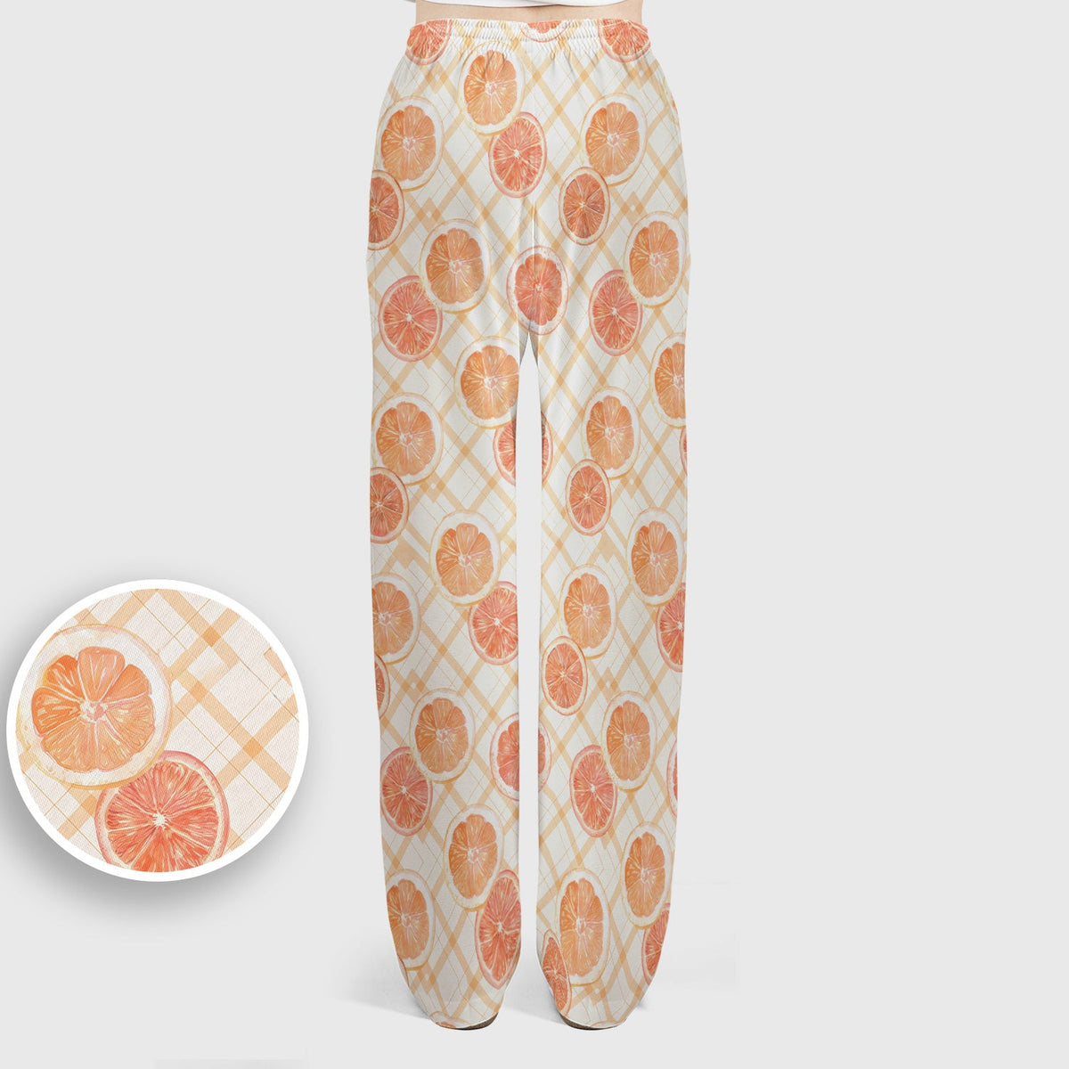 Fresh Grapefruit Slice Nurse Scrub Set