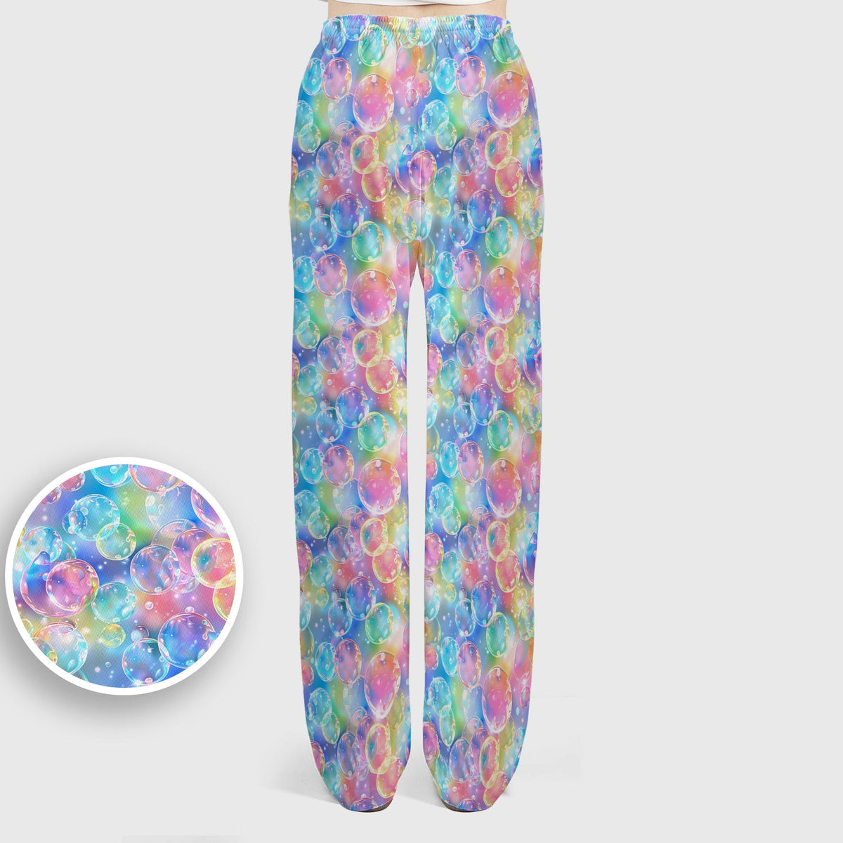 Colorful Floating Soap Bubble Nurse Scrub Set