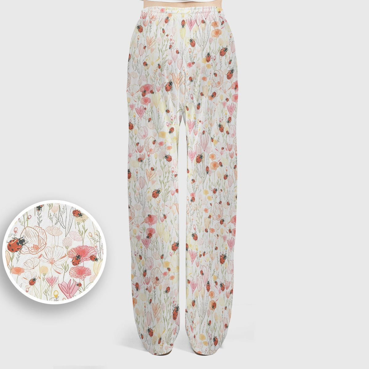 Wildflower Ladybug Garden Nurse Scrub Set