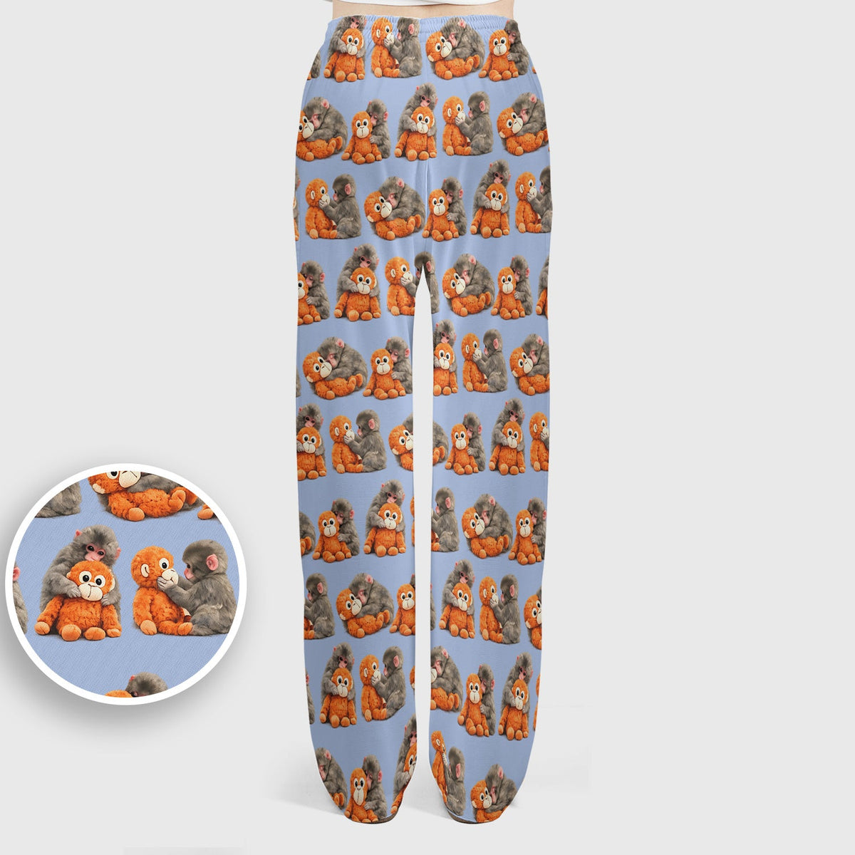 Cute Baby Monkey Plush Toy Nurse Scrub Set