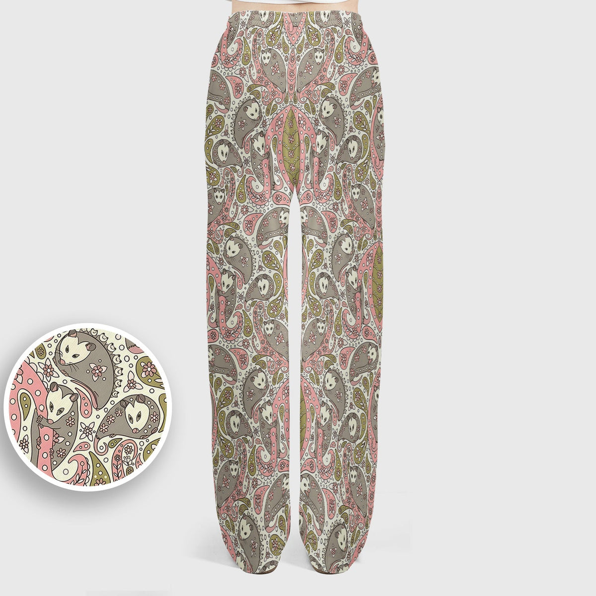 Opossum Paisley Nurse Scrub Set