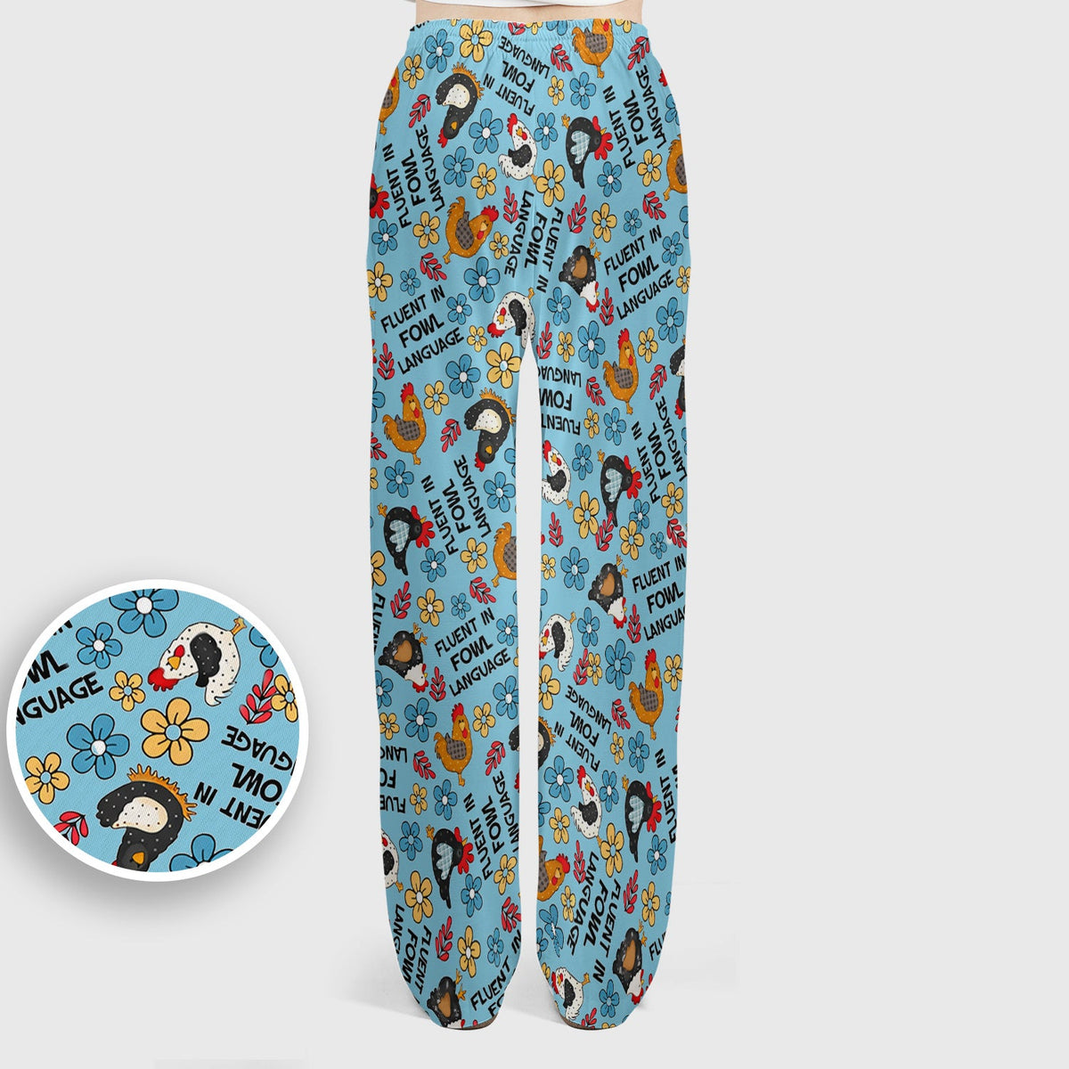 Fluent In Fowl Language Nurse Scrub Set