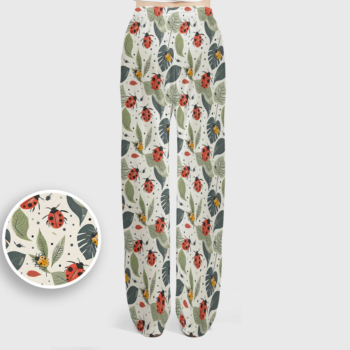 Ladybug Leaf Nature Nurse Scrub Set