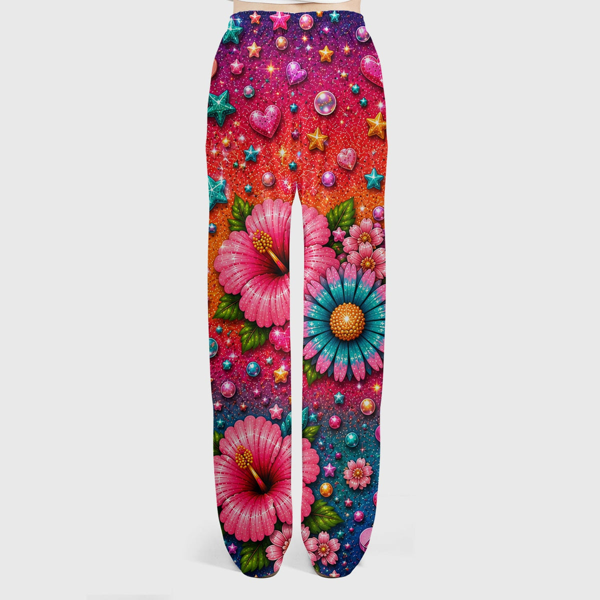 Colorful Nurse Life Heart Scrub Set