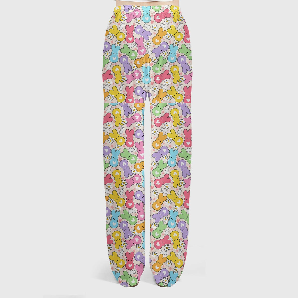Sweet Pastel Bunny Daisy Nurse Scrub Set