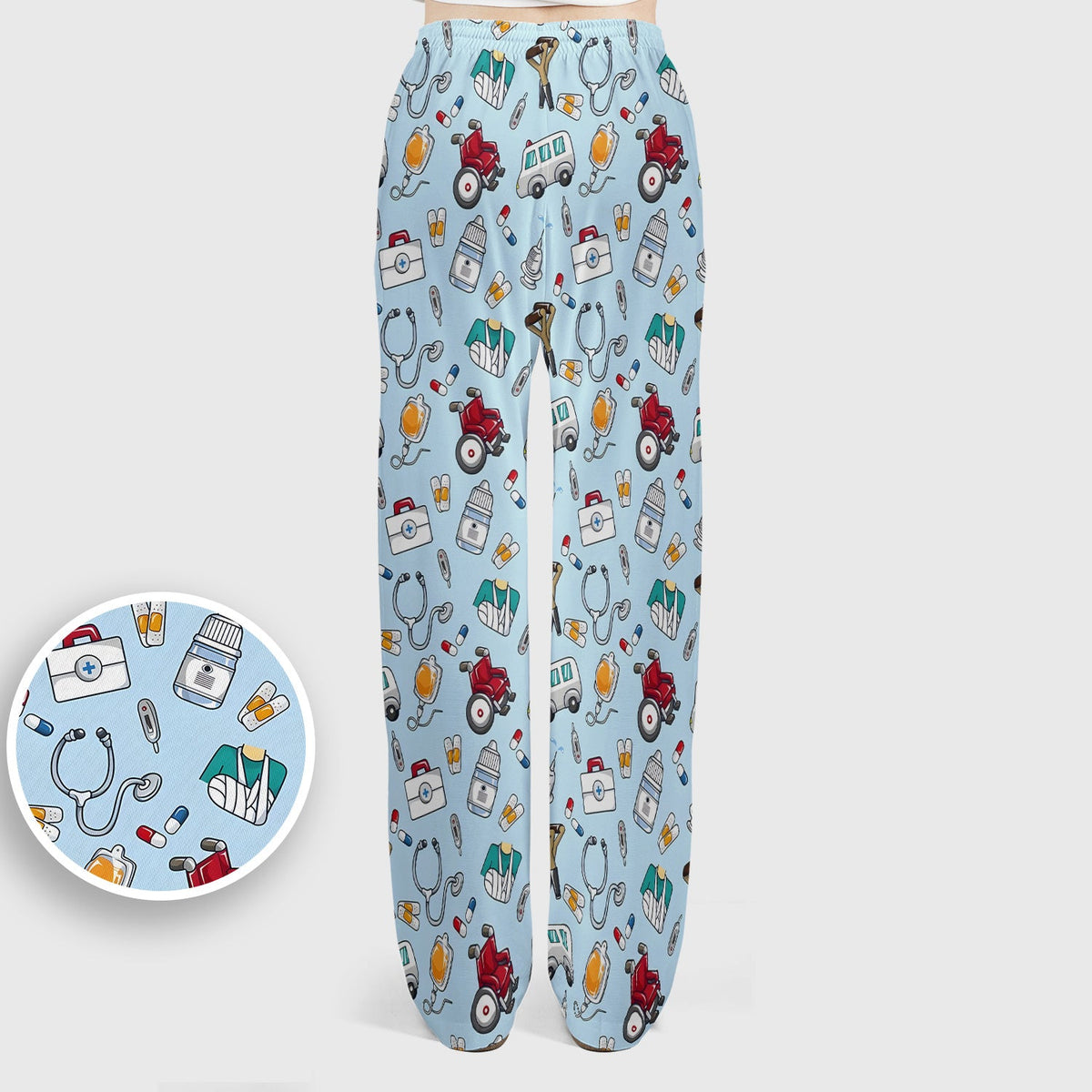 Medical Tools Emergency Transport Nurse Scrub Set