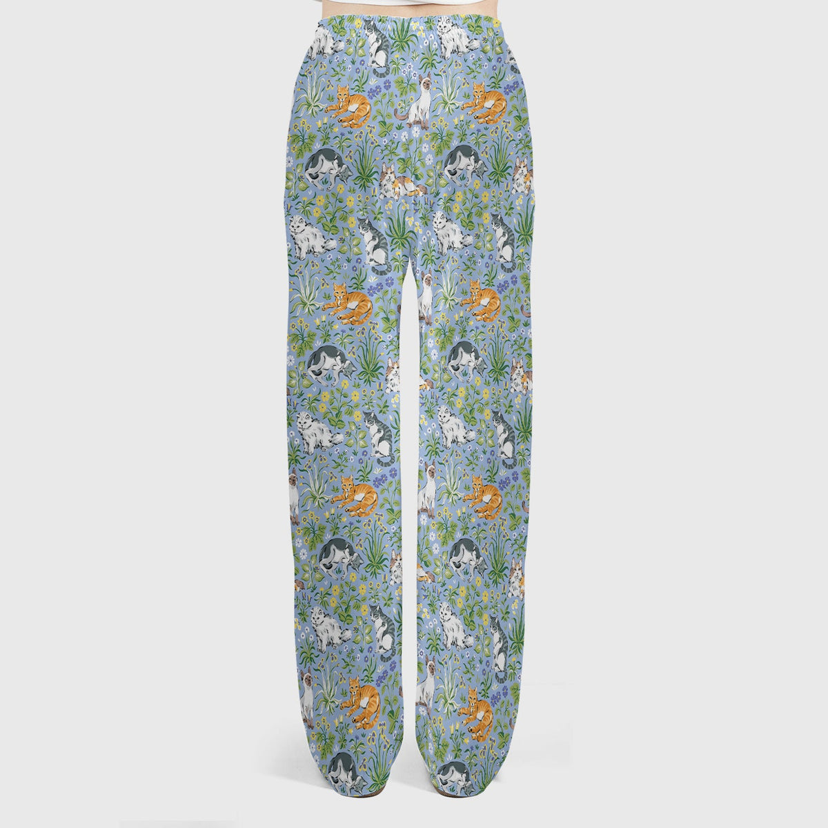 Floral Cat Garden Nurse Scrub Set
