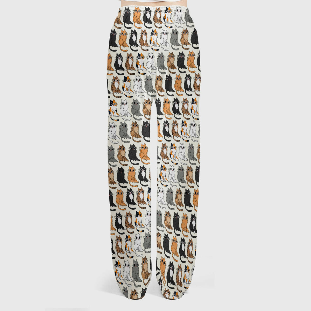 Cat Pattern Nurse Scrub Set