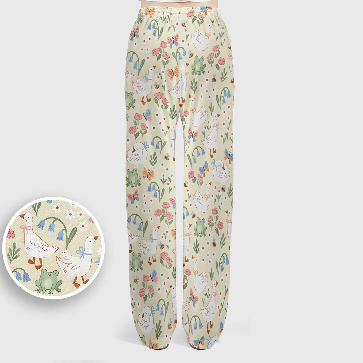 Goose Frog Garden Nurse Scrub Set