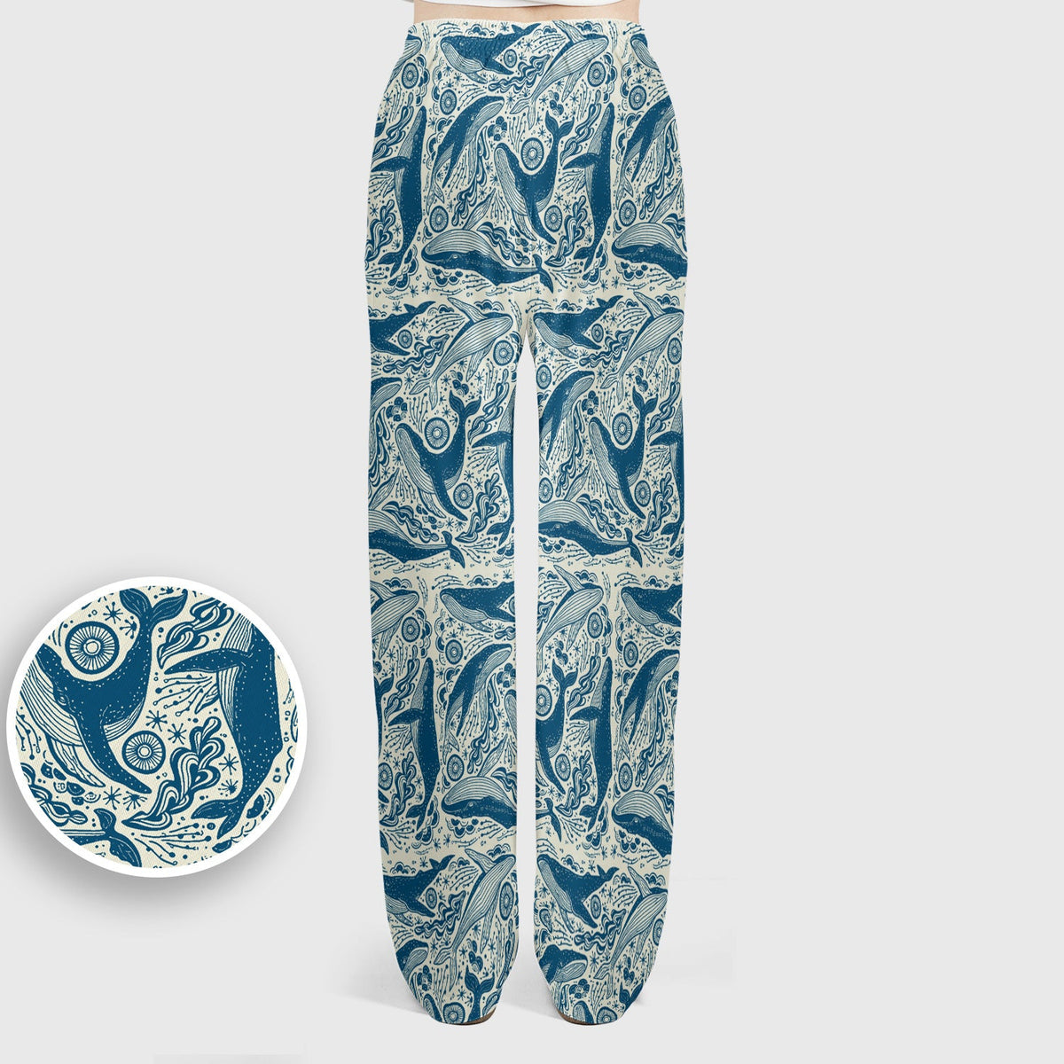 Blue Whale Ocean Nurse Scrub Set