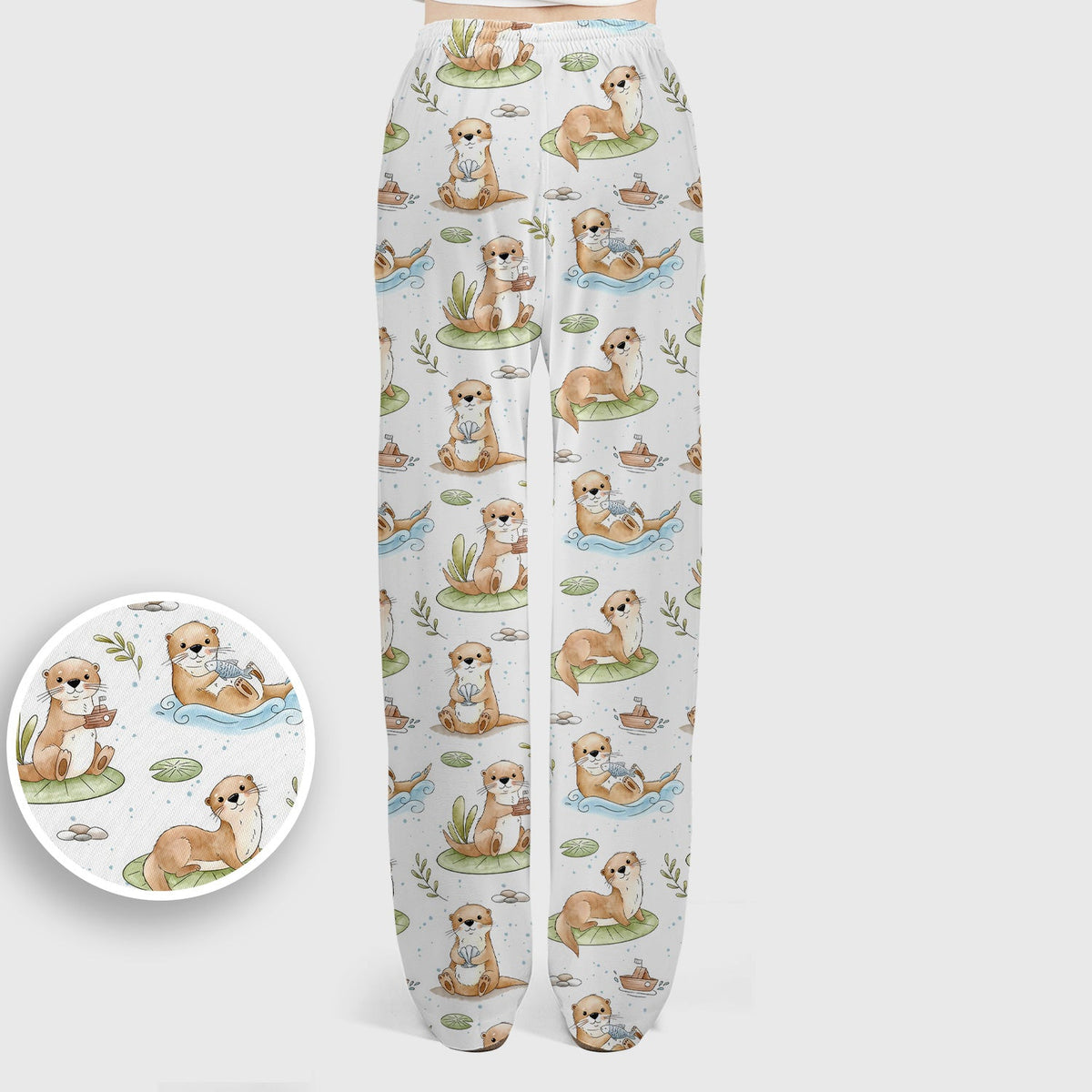 Otter Lily Pad Nurse Scrub Set