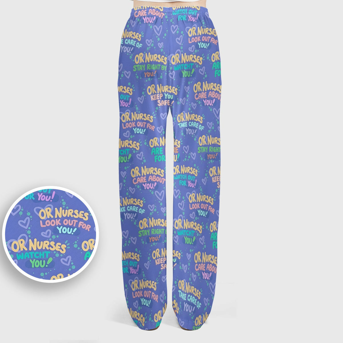 Nurse Quote Care Message Scrub Set