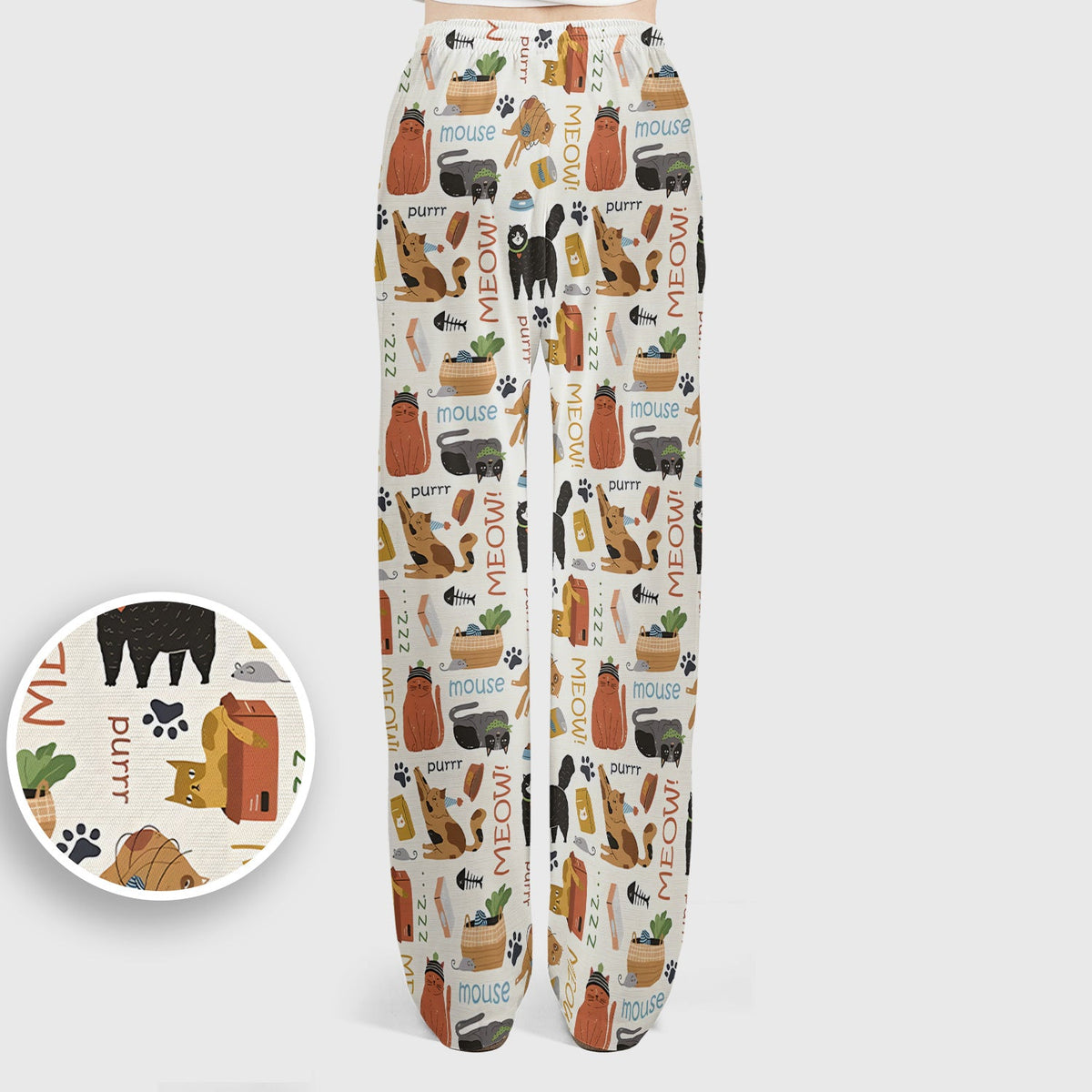 Meow Purr Cat Nurse Scrub Set