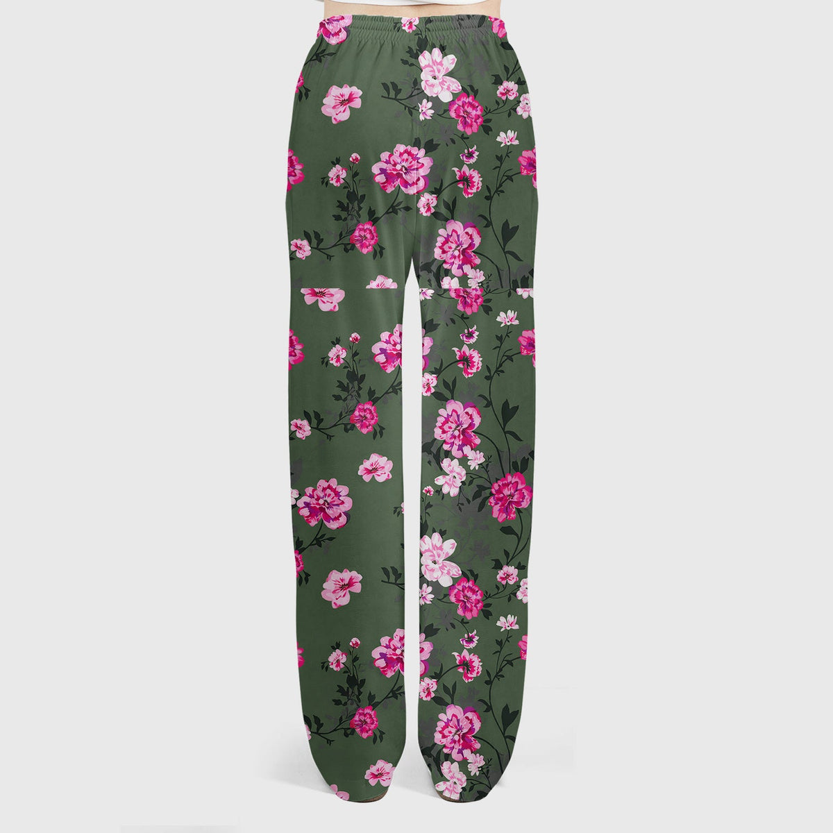 Pink Floral Blossom Nurse Scrub Set