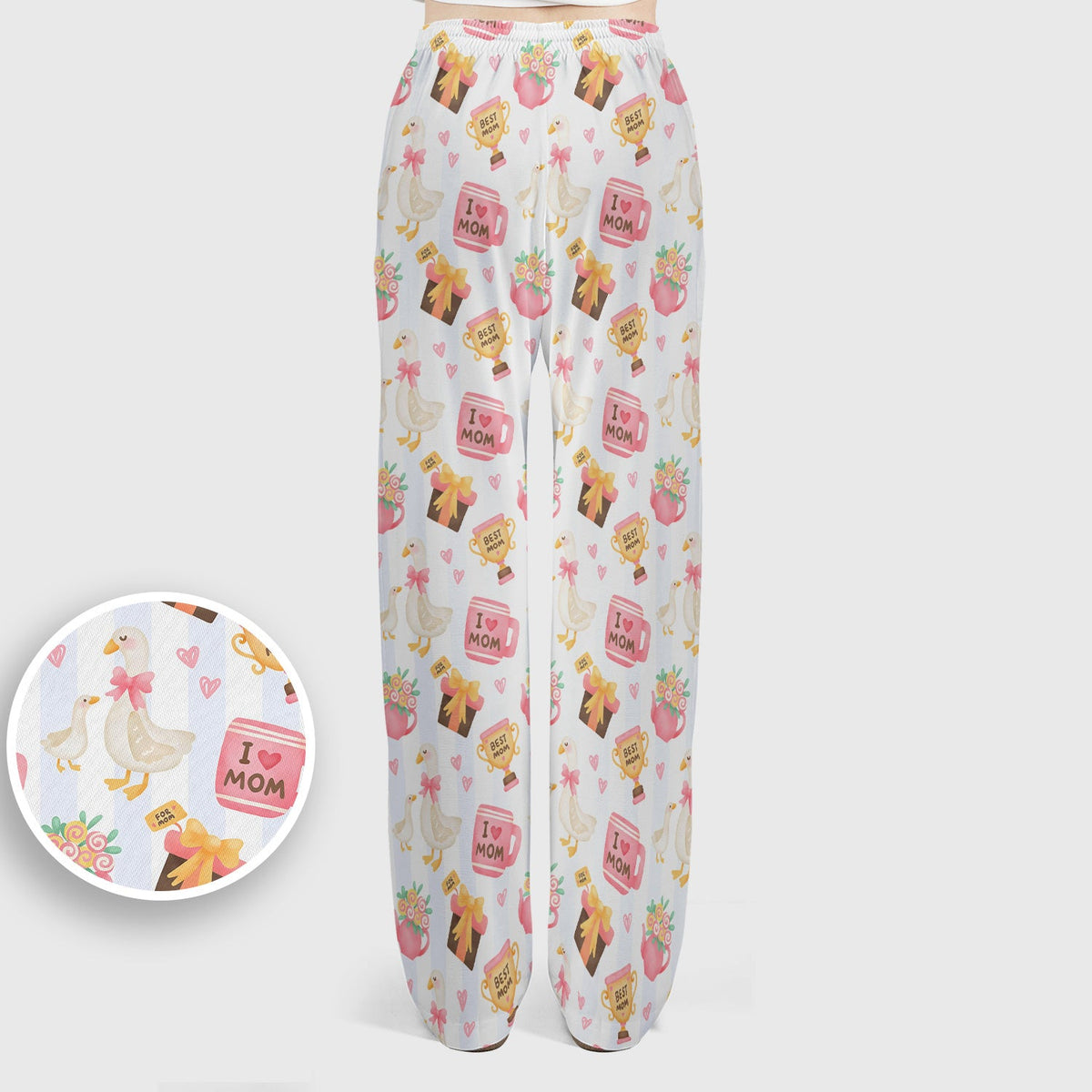 Sweet Nurse Mom Goose Trophy Scrub Set