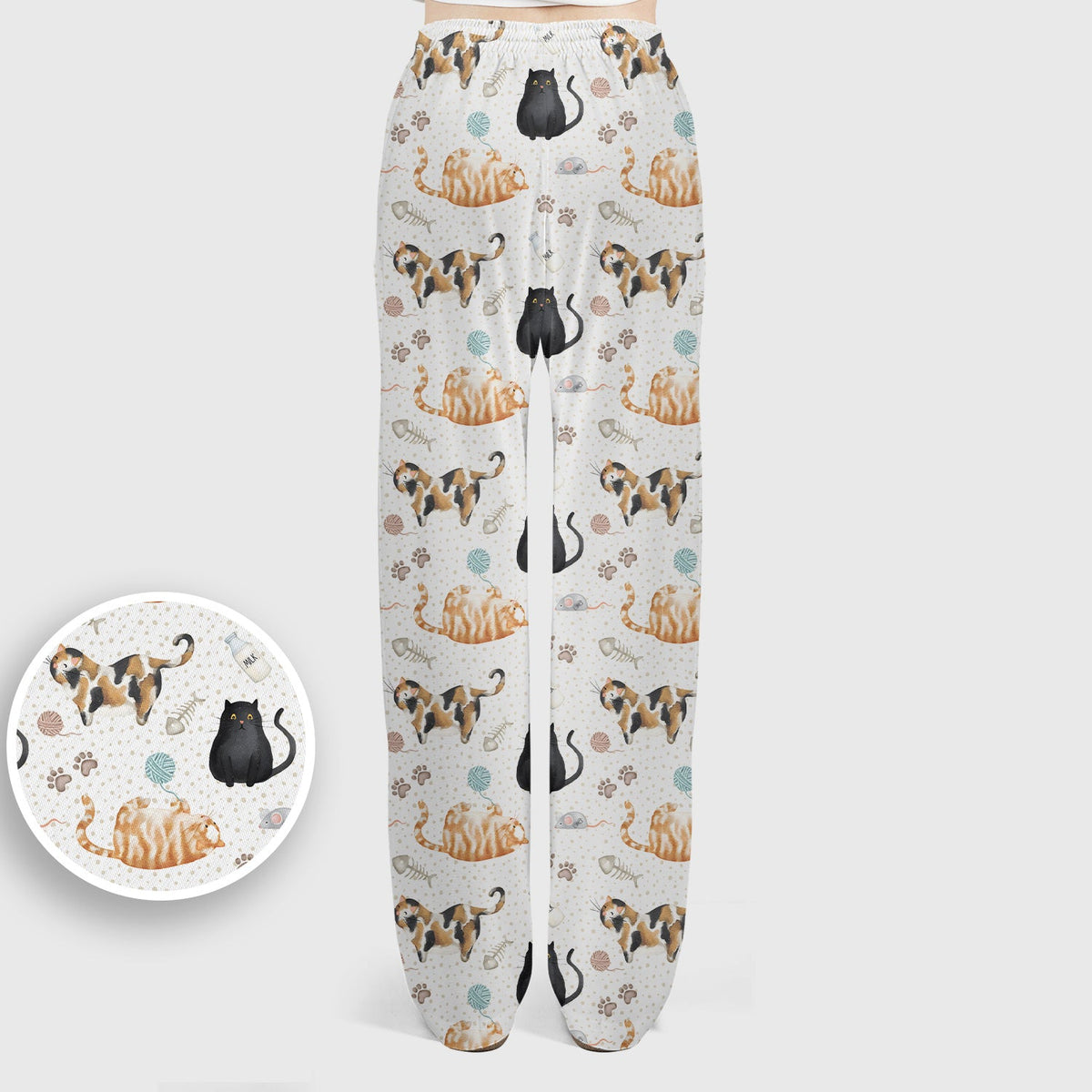 Cat Yarn Paw Nurse Scrub Set