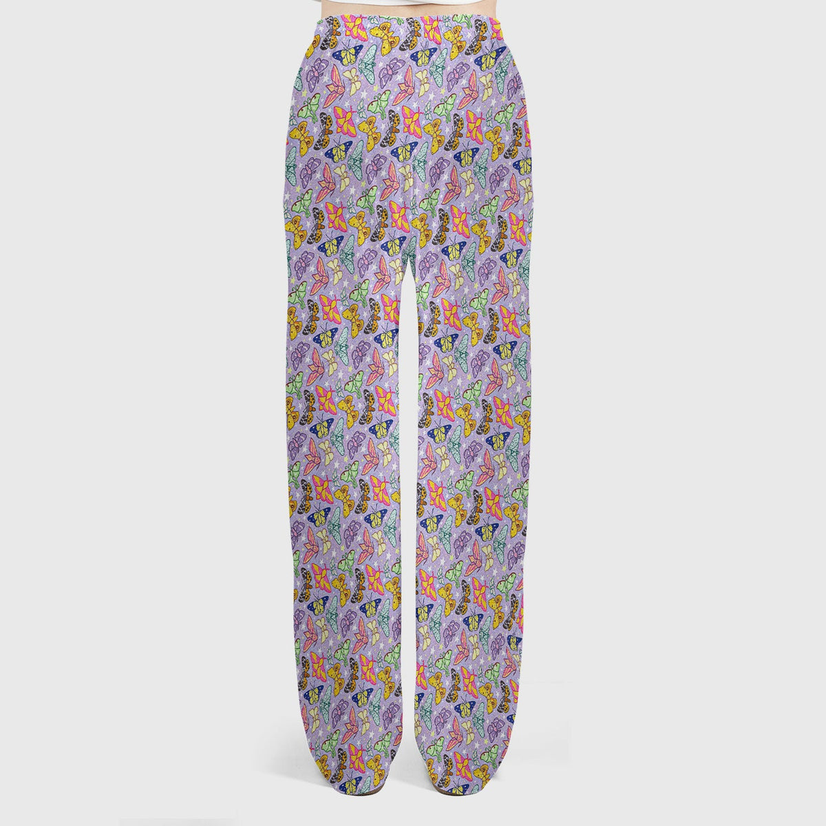 Colorful Butterfly Nurse Scrub Set