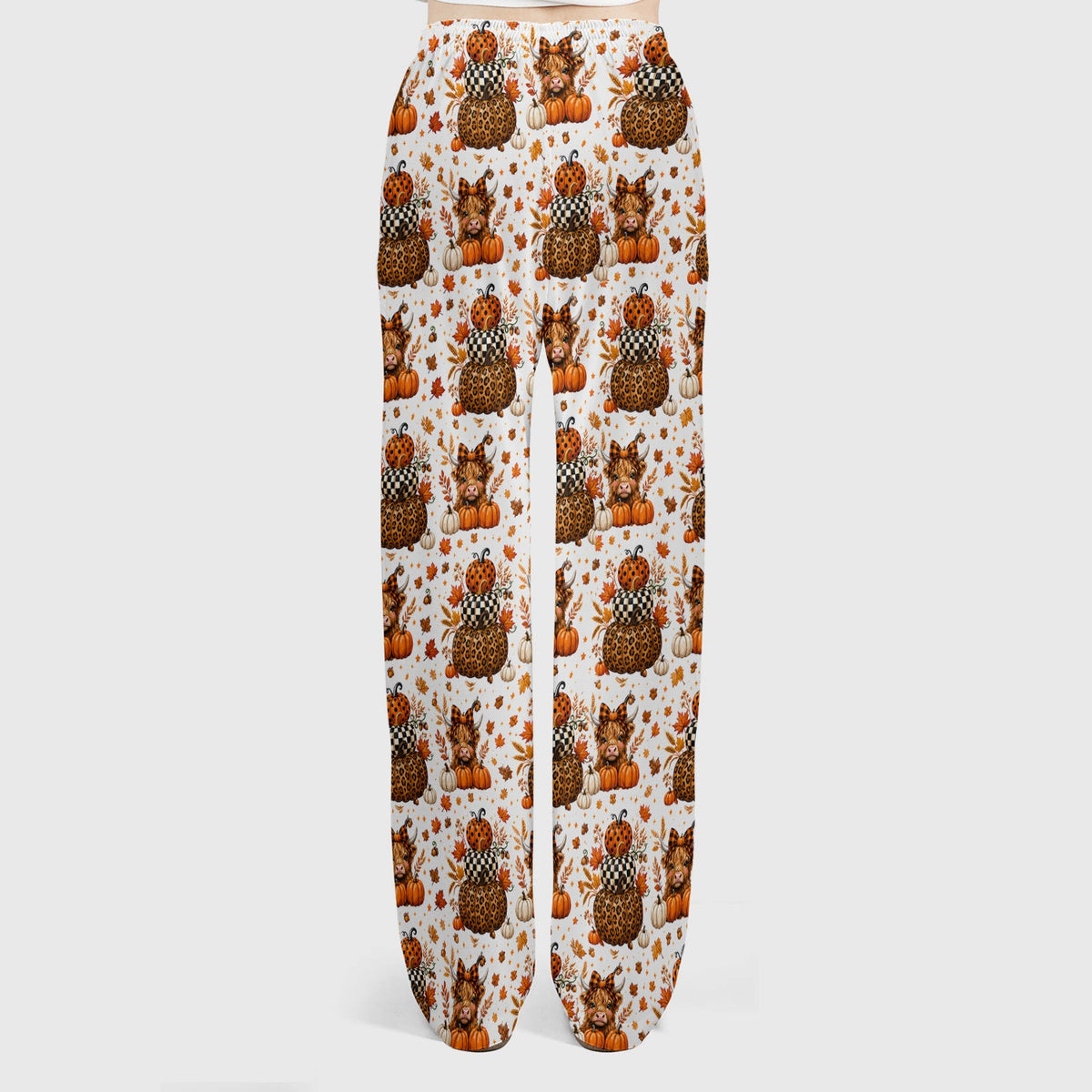 Fall Highland Cow Nurse Scrub Set