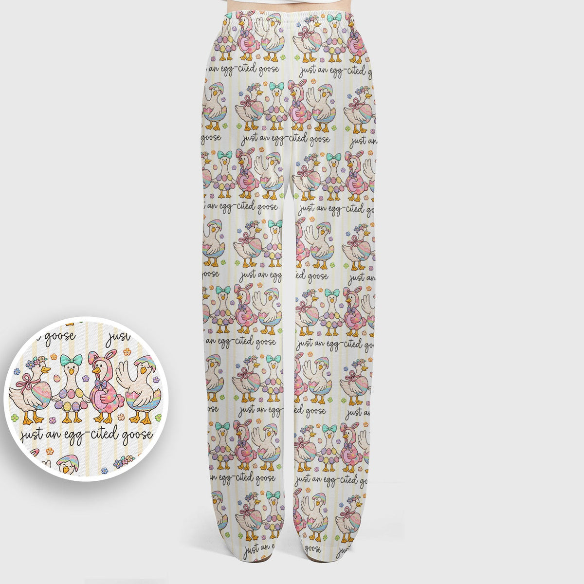 Easter Goose Egg Nurse Scrub Set