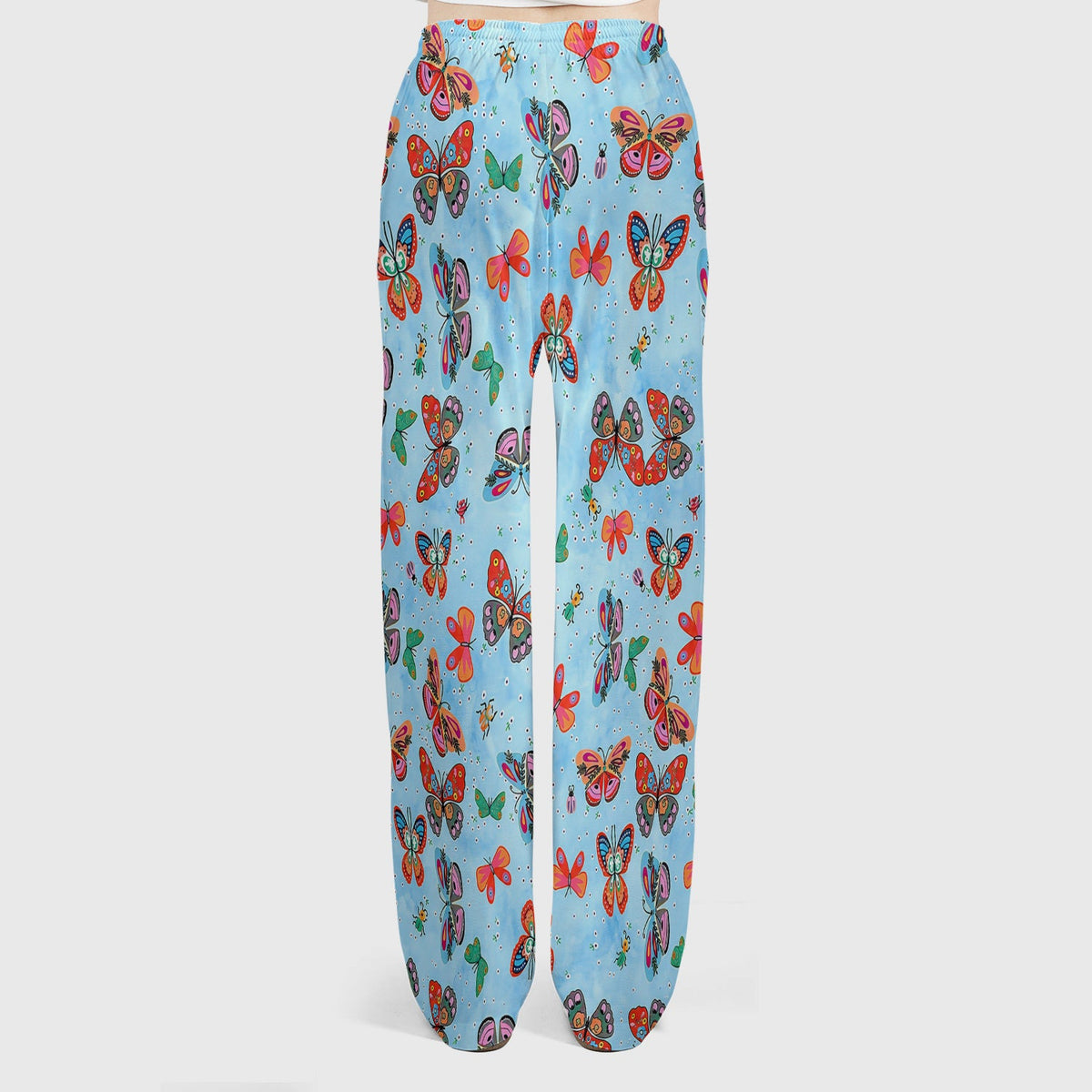 Colorful Butterfly Garden Nurse Scrub Set