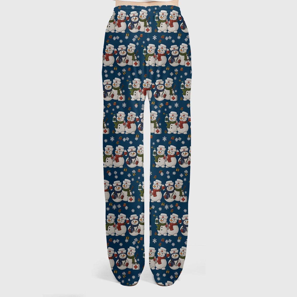 Snowman Nurse Scrub Set - Christmas Gift