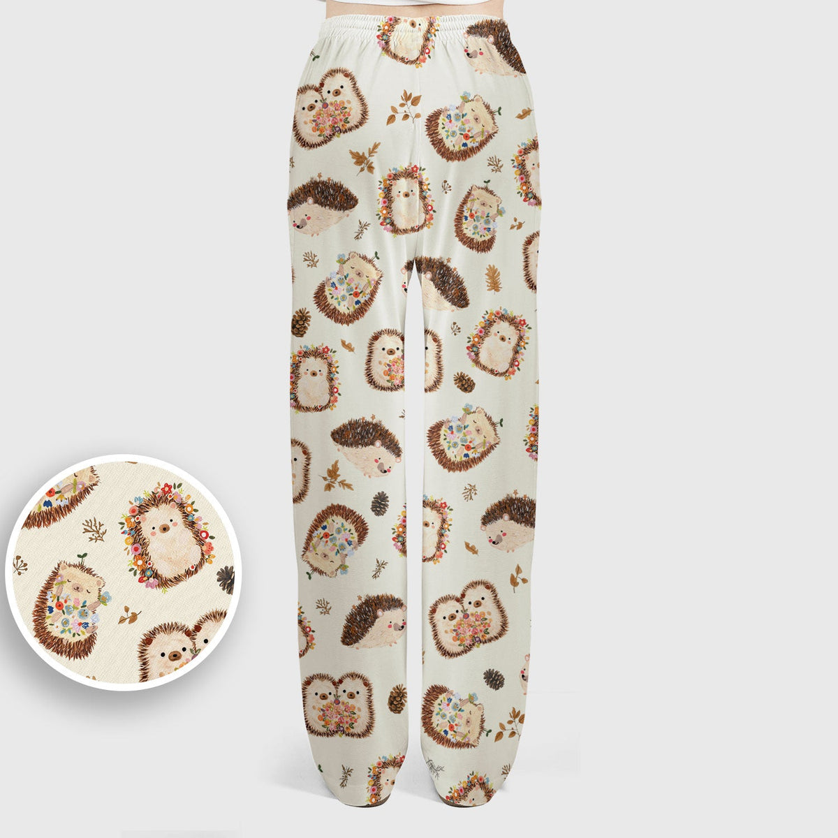 Hedgehog Floral Nurse Scrub Set