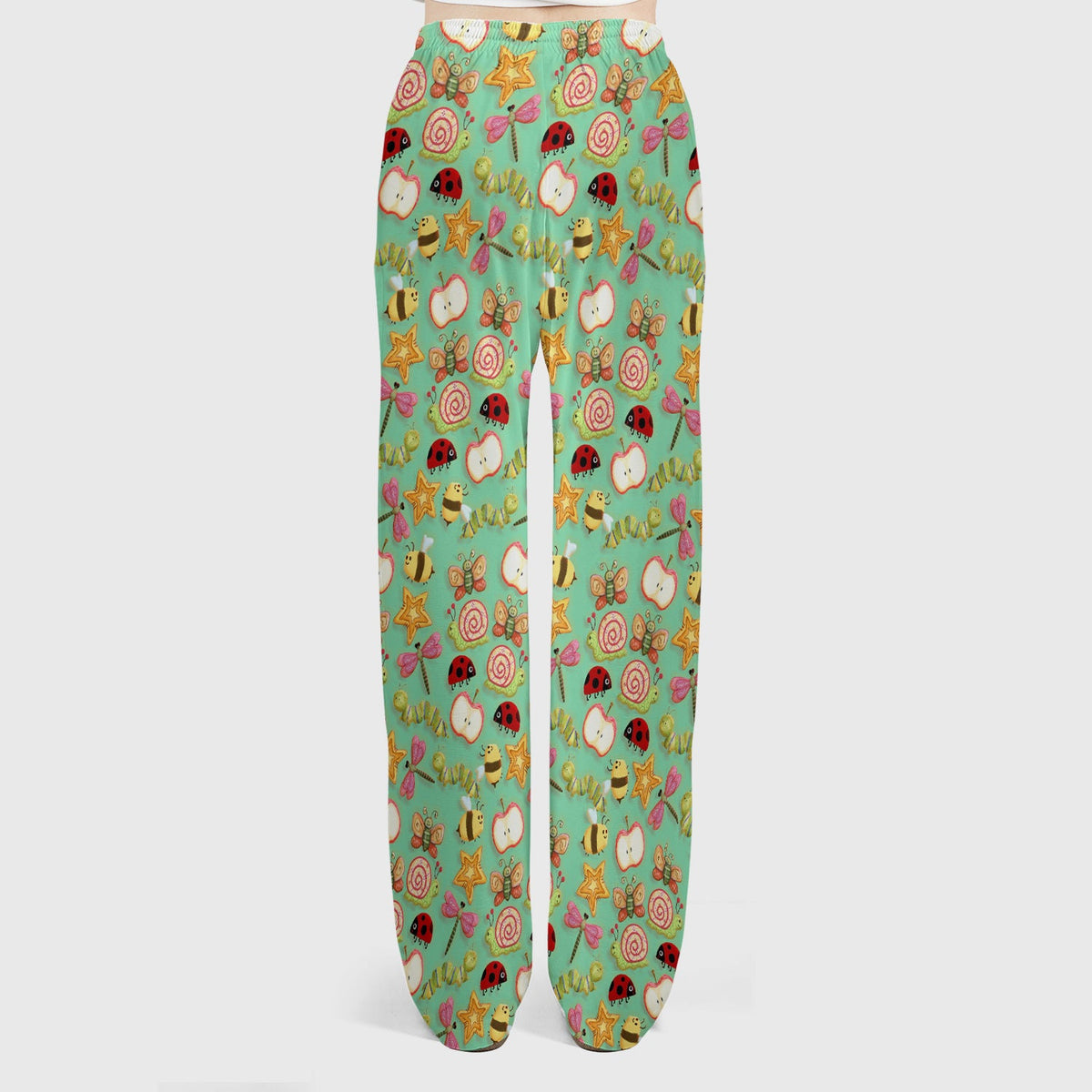 Snail Ladybug Caterpillar Apple Garden Nurse Scrub Set