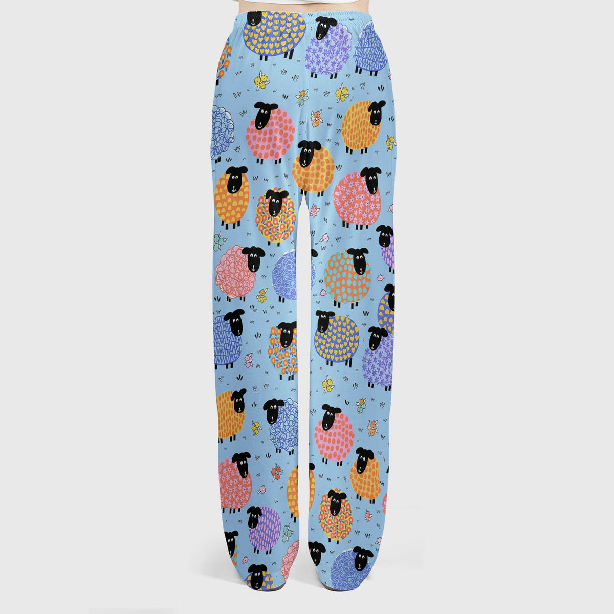 Colorful Sheep Nurse Scrub Set