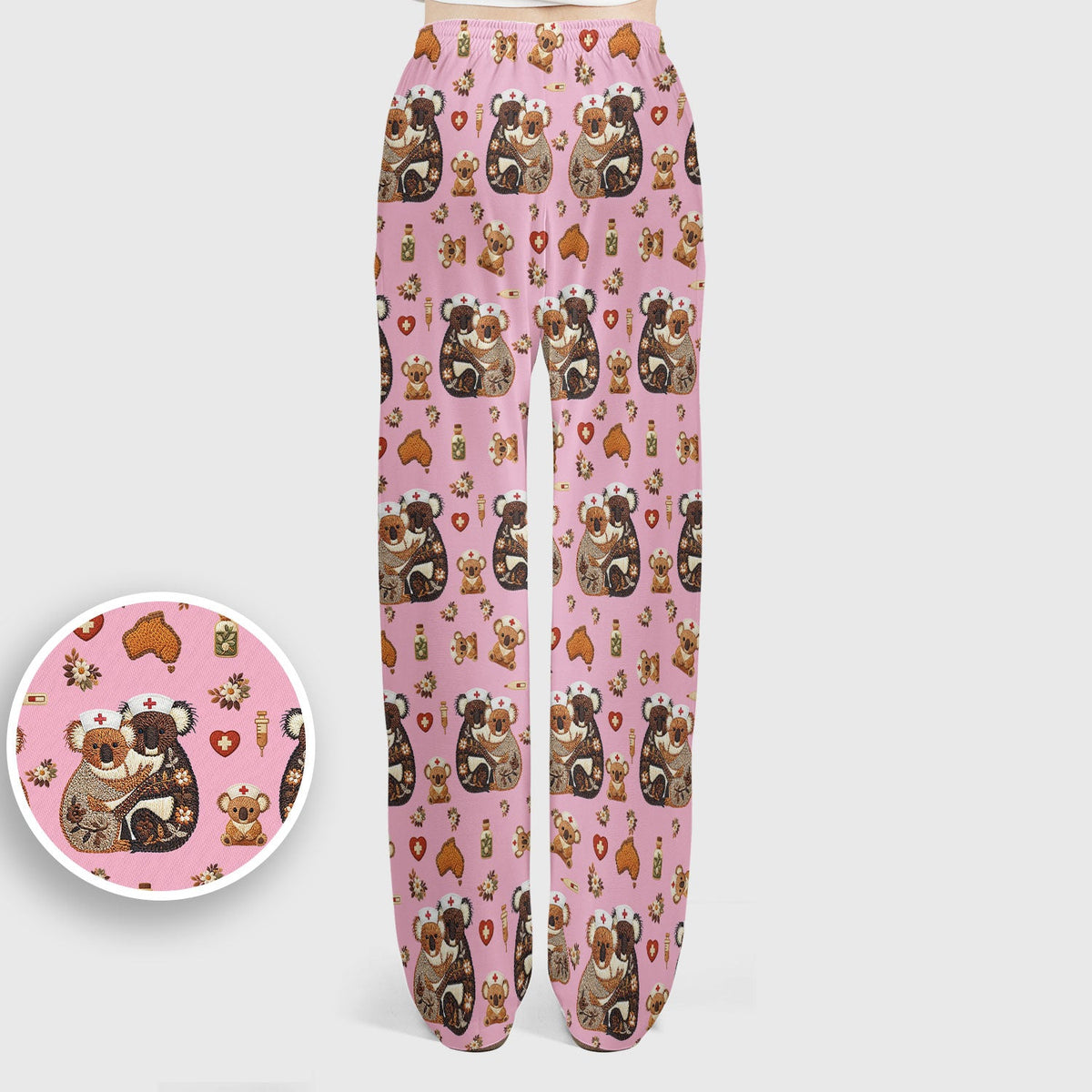 Koala Nurse Scrub Set - Valentines Day Gift