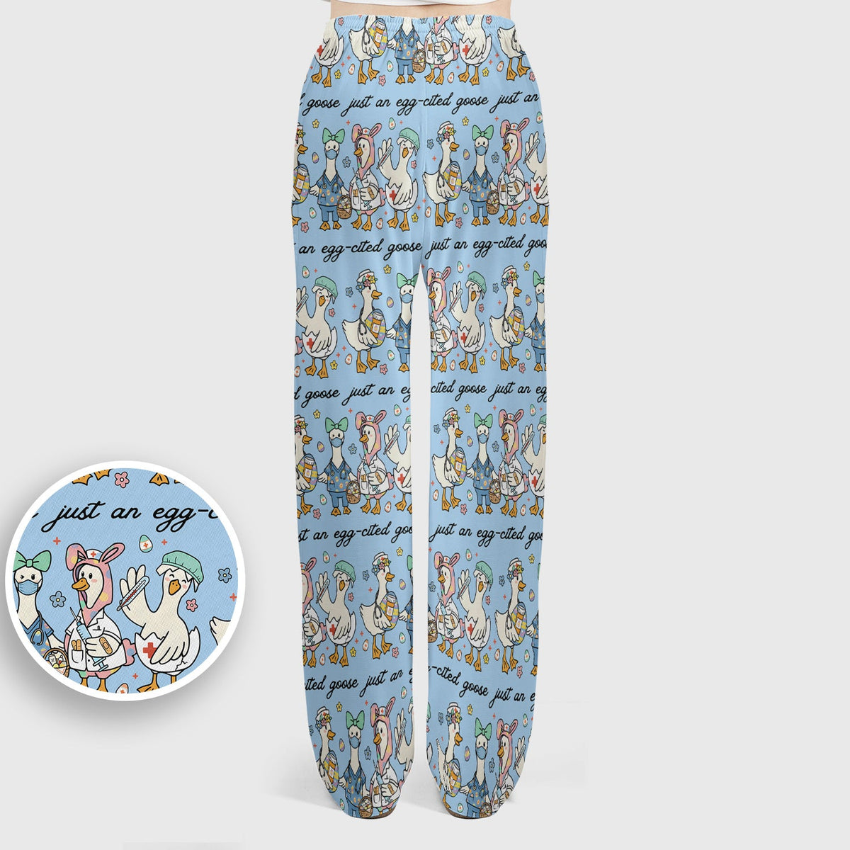 Easter Goose Nurse Scrub Set