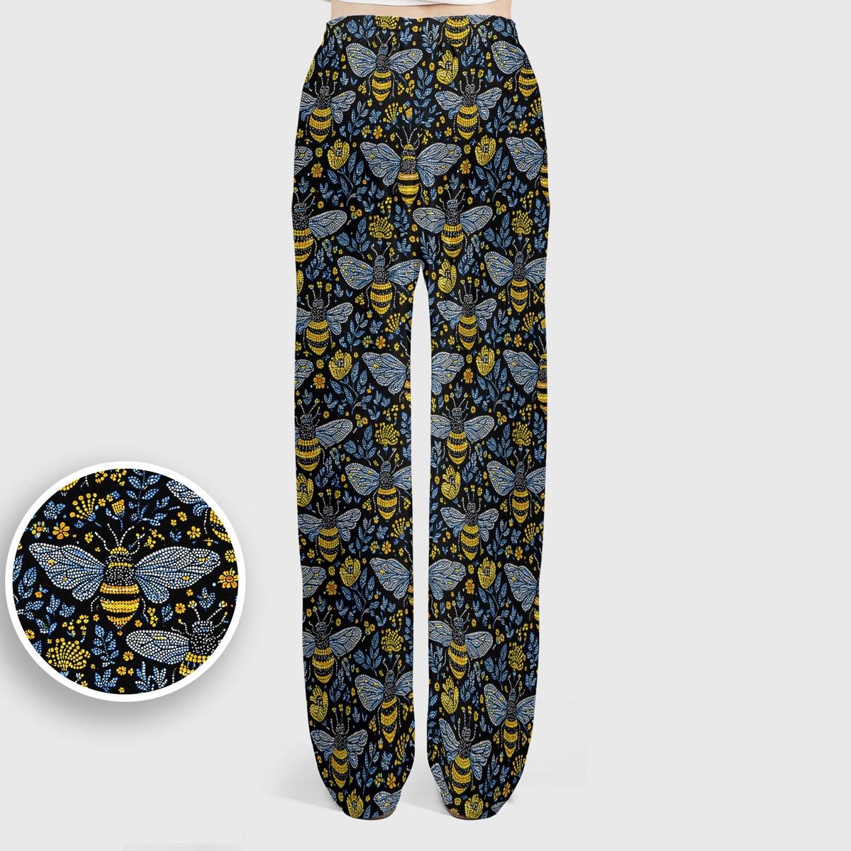Honey Bee Wildflower Garden Nurse Scrub Set