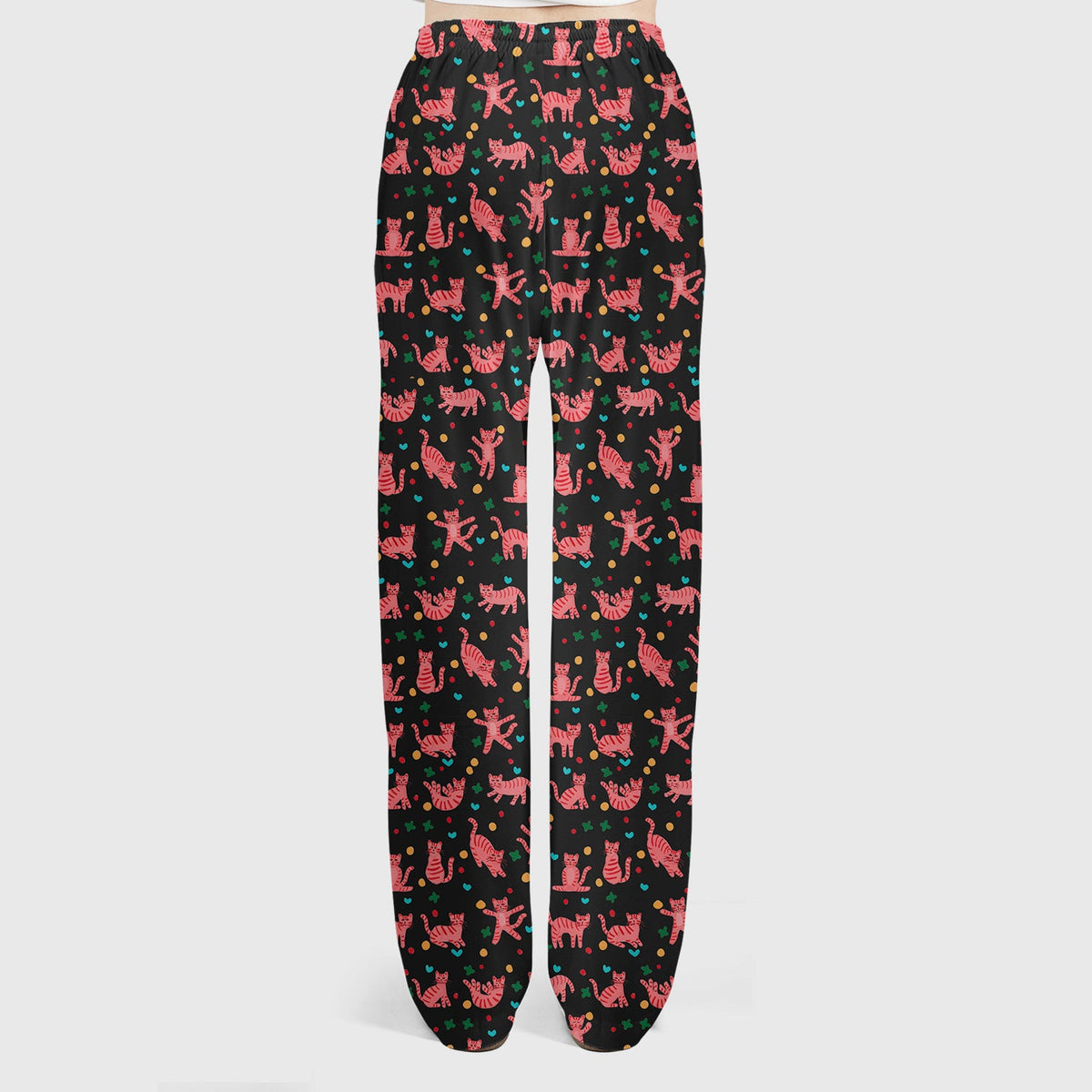 Pink Cat Nurse Scrub Set