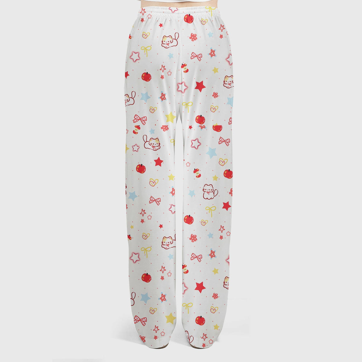 Kawaii Cat Bow Star Nurse Scrub Set