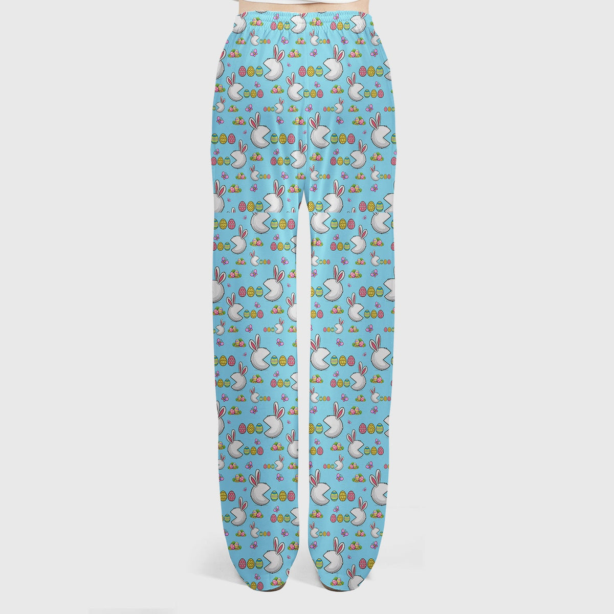 Bunny Colorful Eggs Nurse Scrub Set - Easter Gift