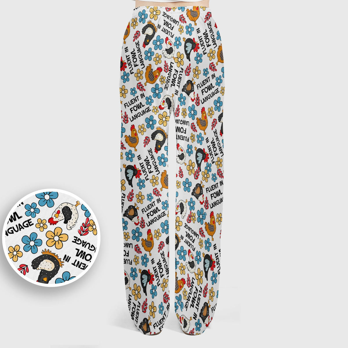 Fluent In Fowl Language Nurse Scrub Set