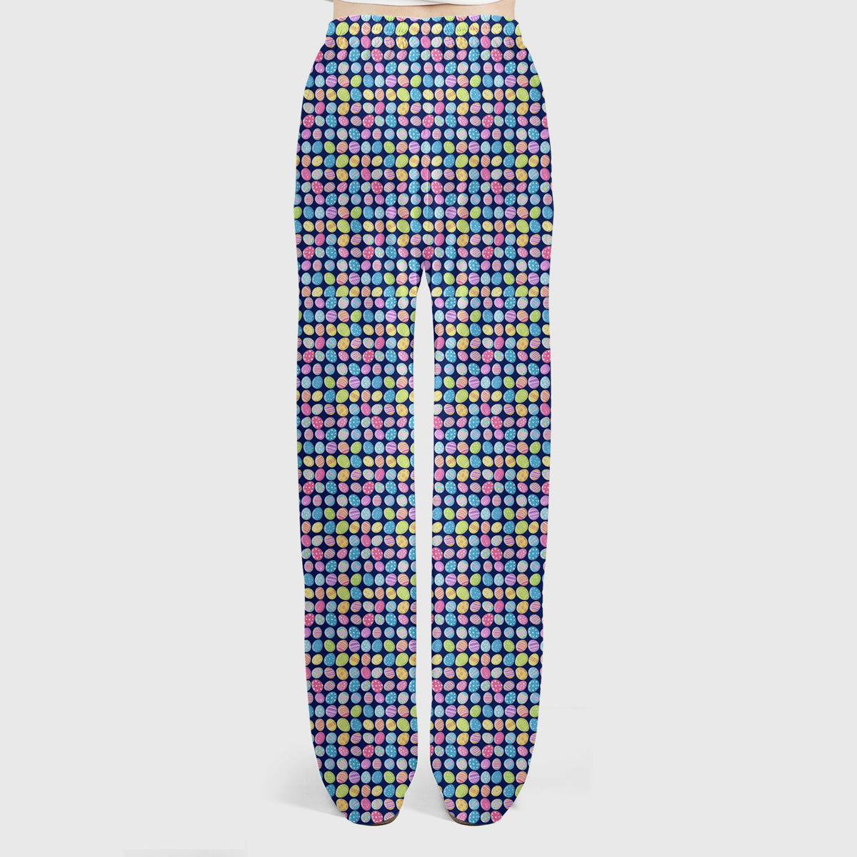 Colorful Easter Eggs Nurse Scrub Set