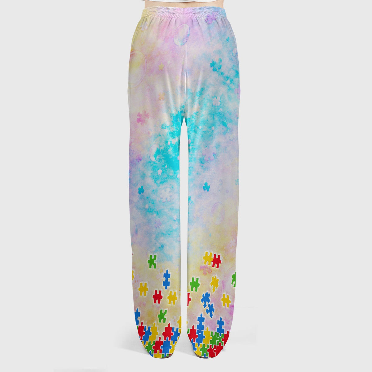 Personalized Autism Awareness Nurse Scrub Set