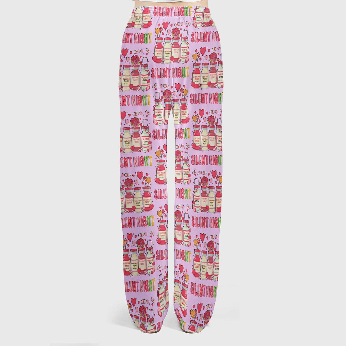 Valentine Silent Night Love Nurse Scrub Set