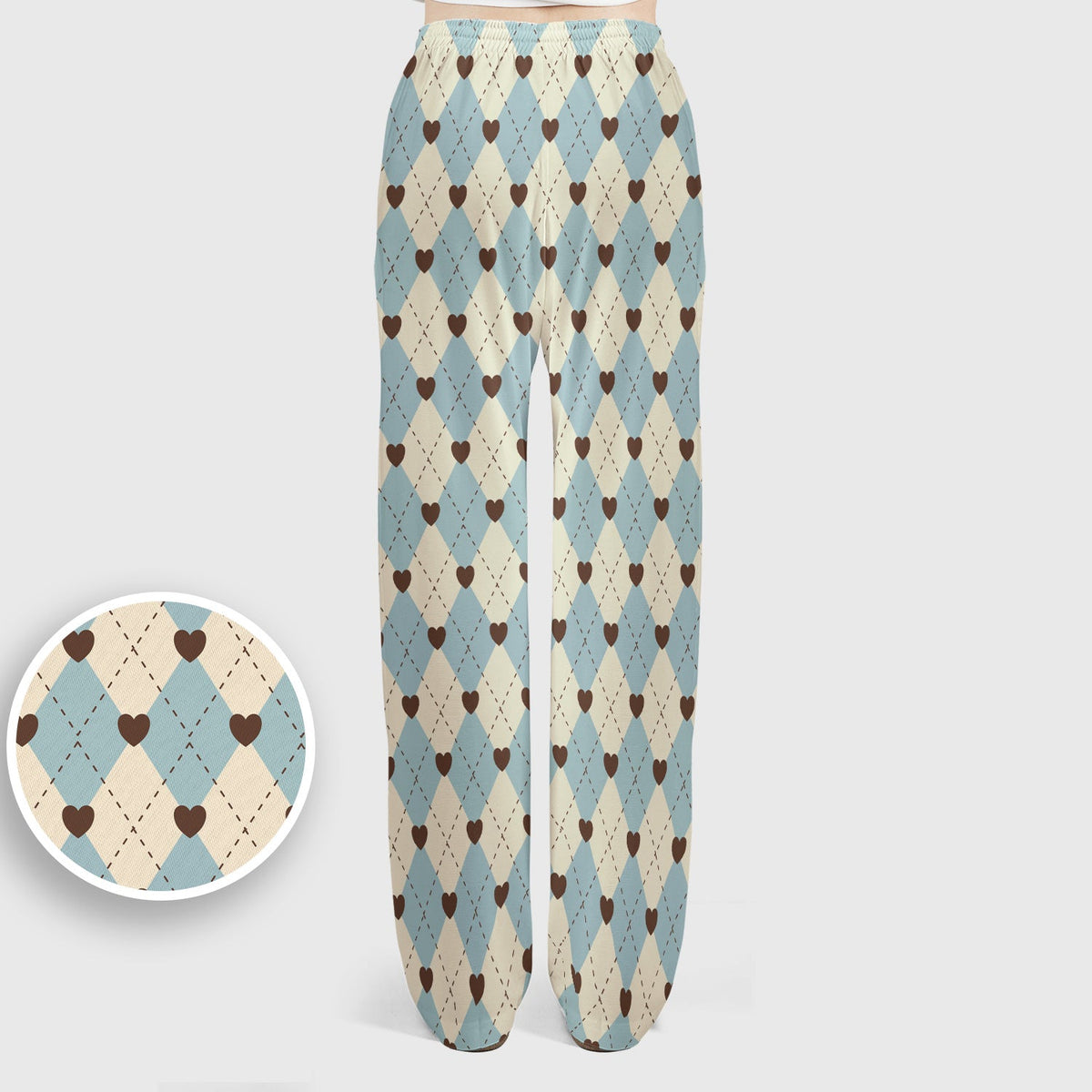 Plaid Heart Nurse Scrub Set