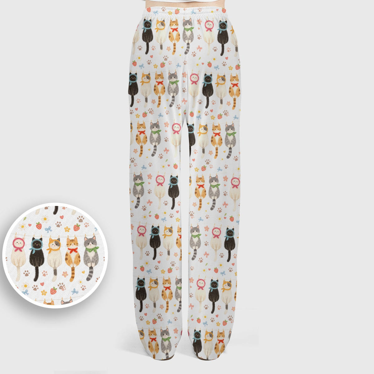 Cat Clothesline Nurse Scrub Set