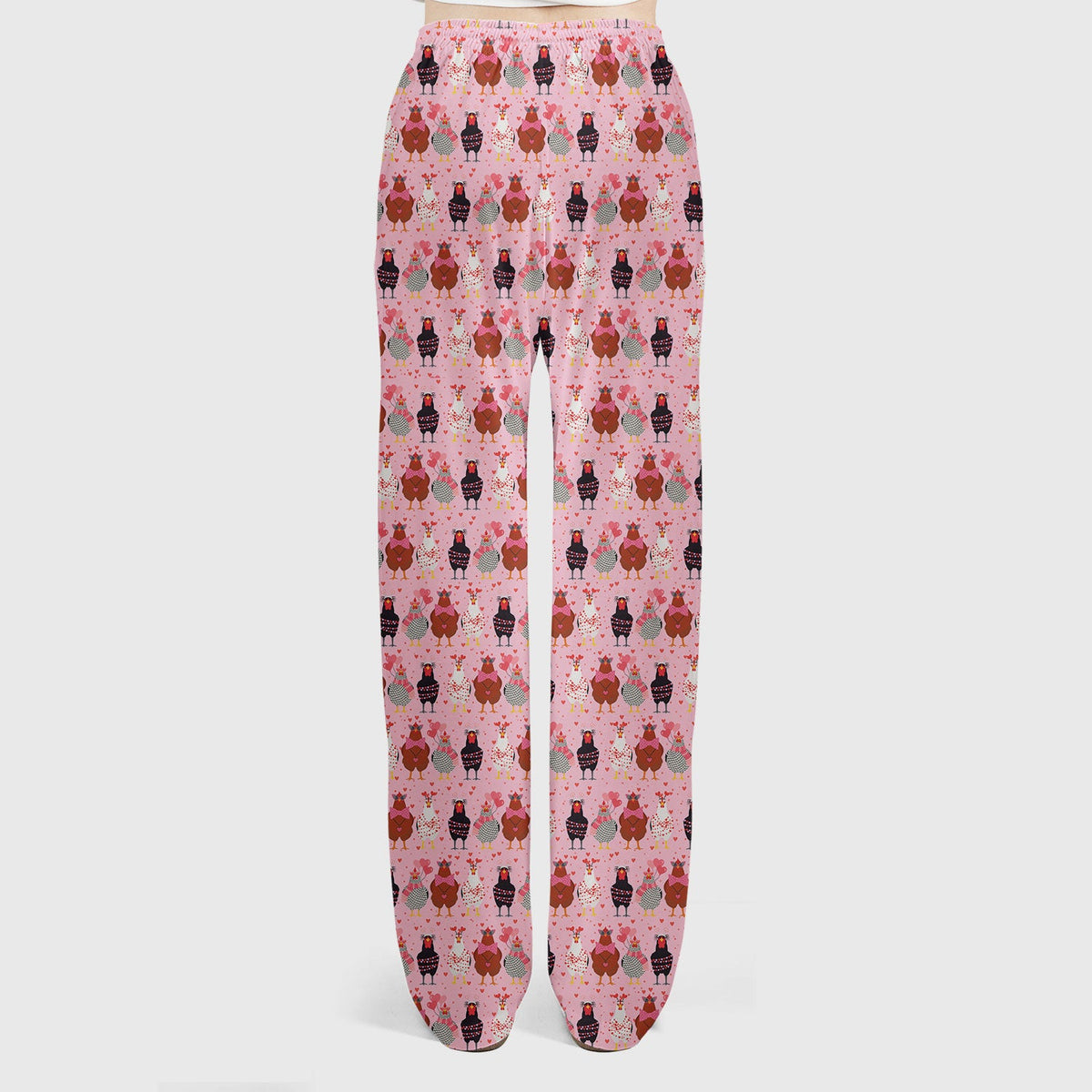 Chicken Valentine Nurse Scrub Set