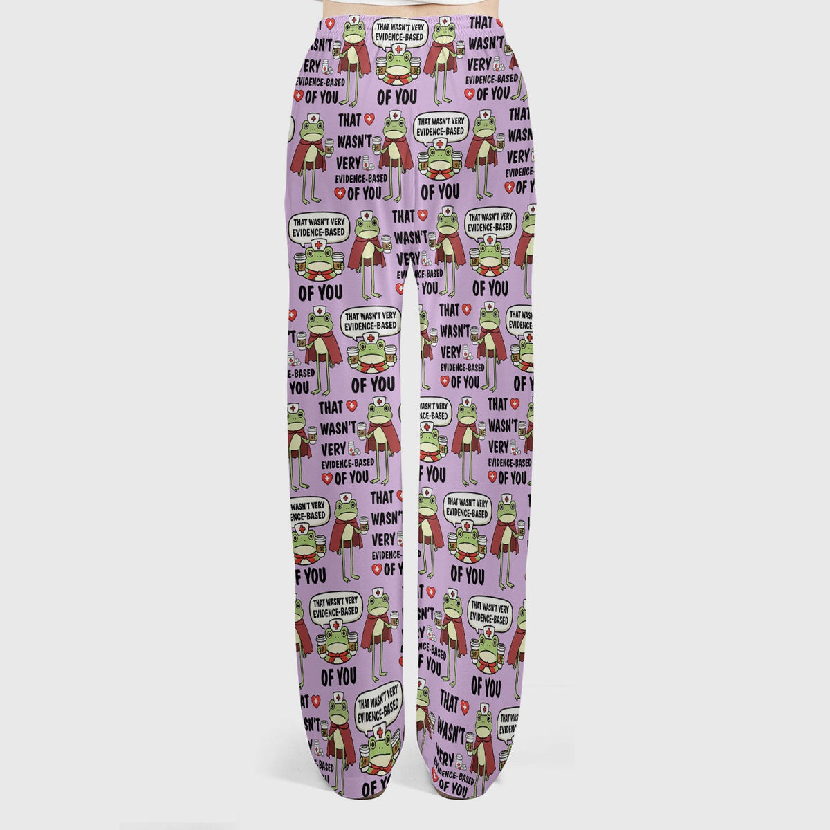 Funny Frog Nurse Quote Medical Pattern, Women's Scrub Set