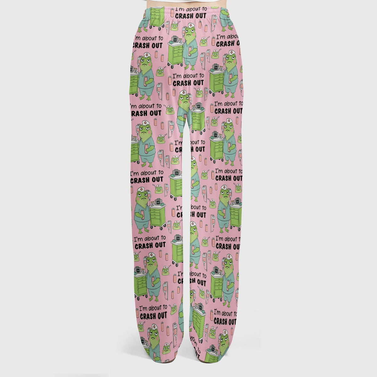 Crash Out Frog Nurse Scrub Set
